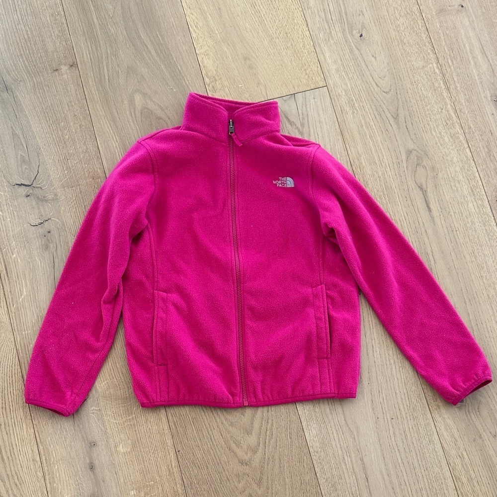 The North Face Kids Bright Pink Fleece Jacket 14/16
